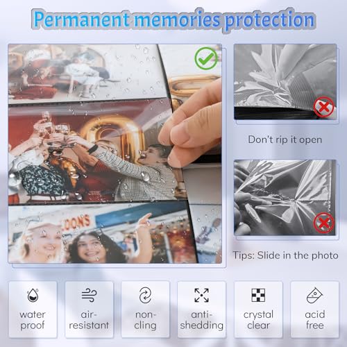 Large 4x6 Photo Album, 600-Capacity Linen Hardcover Photo Book