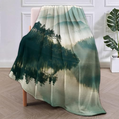 VANZEV Mountains Cozy Blanket 50x60 Throw - Soft Warm lightweight decor