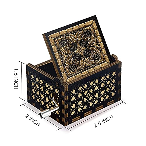 Wooden Hand Crank Music Box for Stepmom - You Are My Sunshine Gift