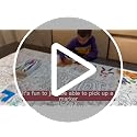 OHOME Christmas Giant Coloring Poster & Tablecloth - Kids Crafts & Activities 30x72 Inches