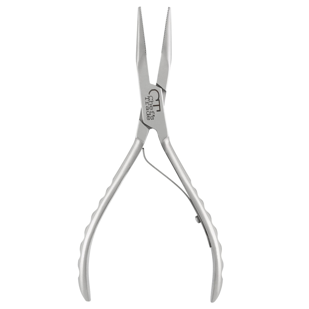 Fish Bone Pliers/Tweezers Stainless Steel Washable (Silver)