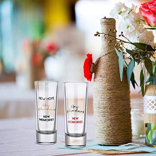 Cunhill 2 oz Shot Glasses Set - 2 Piece New Home Adventures Housewarming Gift