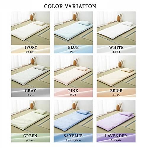 Fitted Sheet for Twin/Twin-Long Japanese Futon Mattress - 100% Cotton, Elastic Edge