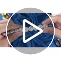 Highergo 3-Piece Giant Pearl Garland Set 4.92 ft Each with 0.98