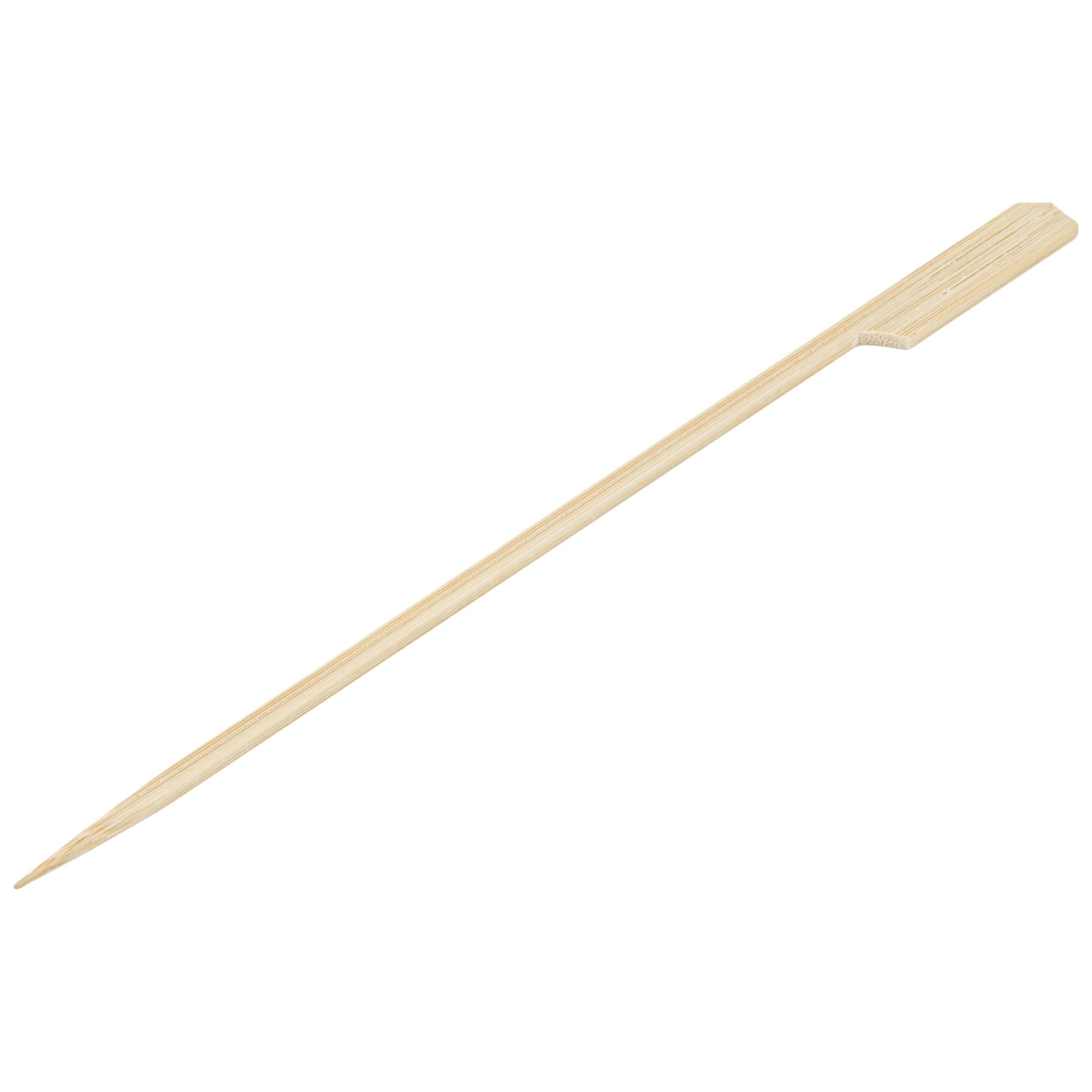 Restaurantware 8.3 Inch Paddle Bamboo Skewers 100 Sturdy Disposable Bamboo Food Picks - Sturdy Paddle Head Bamboo Appetizer Picks Sustainable For Serving Appetizers and Cocktail Garnishes