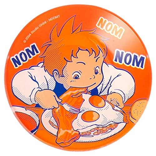 Anime Food Theme 4.33-Inch Tempered Glass Plate - Decorative Mini Dish