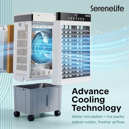 Portable Evaporative Air Cooler 2200 CFM 21L Tank with Remote Control