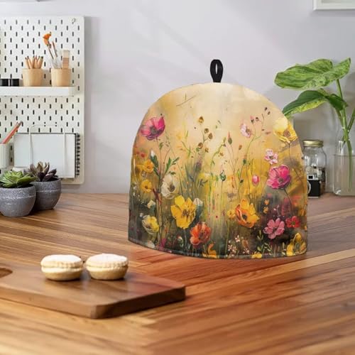 Insulated Flower Teapot Cozy - Large Heat-Resistant Tea Kettle Cover