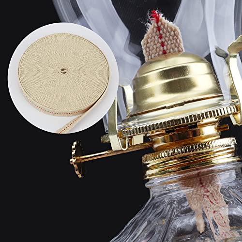 33 Feet Cotton Oil Lamp Wick Roll - 3/4 Inch Replacement Wick