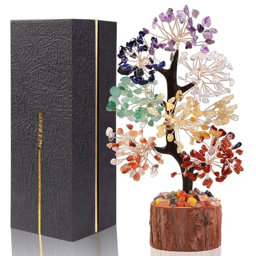 7 Chakra Crystal Tree of Life - Handmade Natural Healing Decor