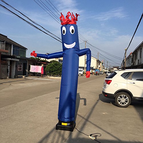 20ft Inflatable Sky Tube Man for Advertising - Giant Waving Arm Puppet, Outdoor Promotional Sign, No Blower Included