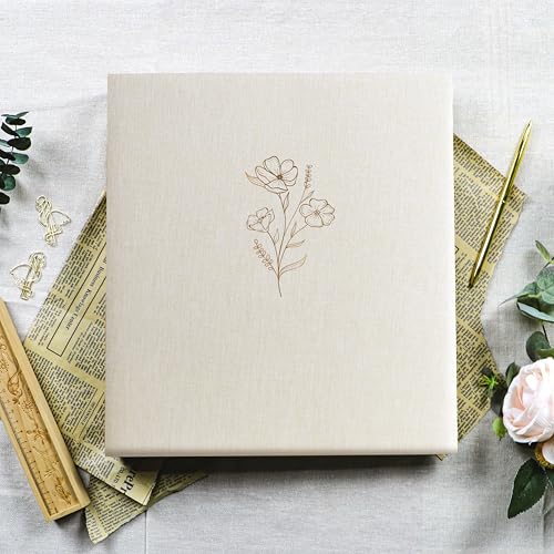 Large 4x6 Photo Album, 500 Capacity Linen Hardcover Memory Book