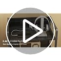 Lazzanto LED Nightstand with Charging Station & 2 Drawers, Black