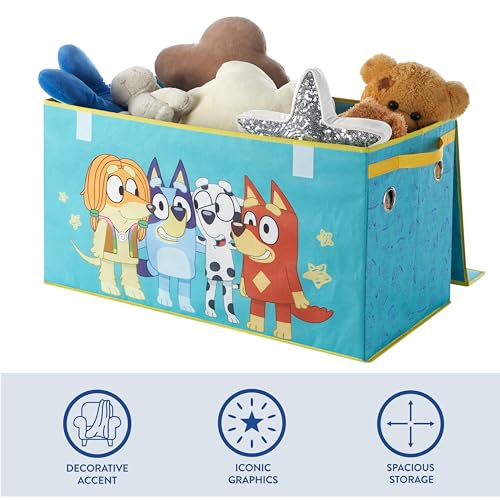 Collapsible Kids Storage Trunk with Soft Lid - 28.5 x 14.5 x 16 Inches