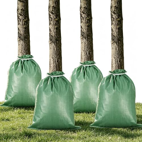 13 Gallon Slow Release Tree Watering Bags for New Trees & Shrubs (4-Pack)