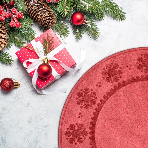 35" Waterproof Christmas Tree Stand Mat - Heavy Duty Floor Protector