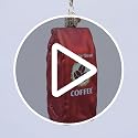 Old World Christmas Coffee Red Bean Bag Ornament - Holiday Decor