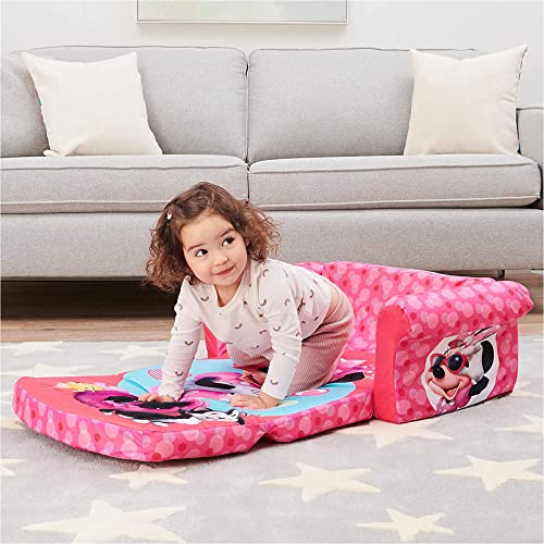 2-in-1 Toddler Foam Flip Open Sofa and Lounger for Kids