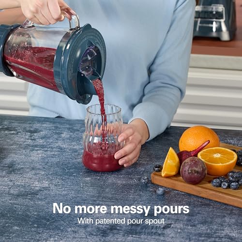 700W Smoothie Blender with 40 oz Glass Jar and Wave Action System