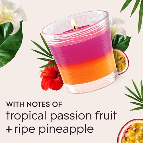 2-in-1 Scented Candle Jars: Hawaiian Breeze & Vanilla Passion Fruit (2 Pack)