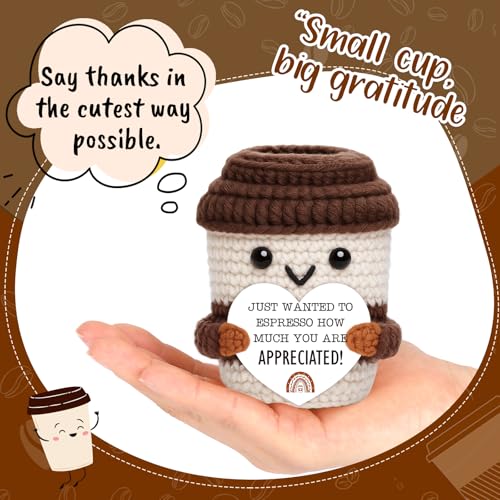 Appreciation Coffee Mug for Women Men Coworkers - Appreciated Gift, Crochet, Thank You Gift