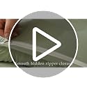 Burgundy Queen Duvet Cover Set - 3 Piece Soft Microfiber Bedding with Shams