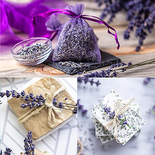 Culinary Grade Dried Lavender Flowers for Baking, Tea, and DIY Sachets