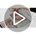 5x7 Fabric Photo Album with DIY Cover Window - Holds 52 Photos