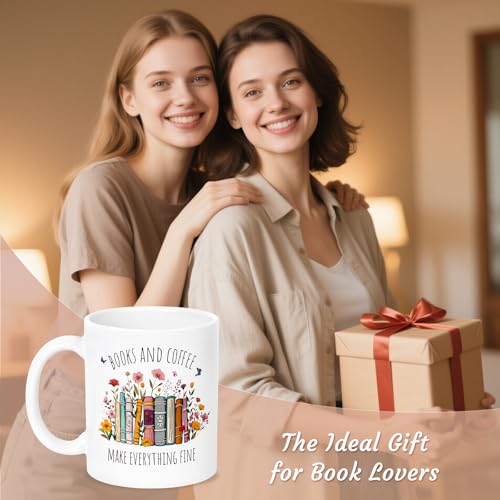Silkwishes Book Coffee Mug for Book Lovers - Bookworm Gift, 11oz - Book Club & Reading Gifts - Variation 3