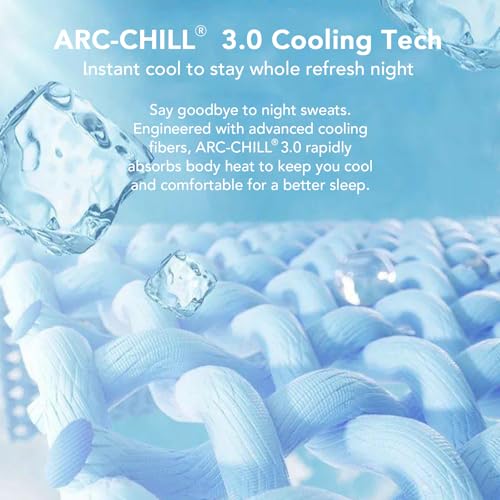 Instant Cool Waterproof Mattress Pad Queen Size - 4-Layer Breathable Protector for Hot Sleepers