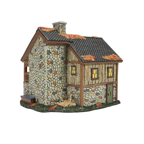 Sleepy Hollow Stables Halloween Lit Village Building - Ceramic Decor (8.58")