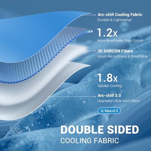 Cooling Comforter Queen Size for Hot Sleepers | Double-Sided Gradient Blanket