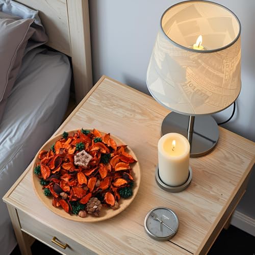 Scented Fall Potpourri with Dried Flowers and Oranges Bowl Filler