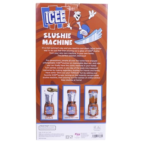 Fizz Creations ICEE Slushie Machine - Makes 34 fl oz, Officially Licensed