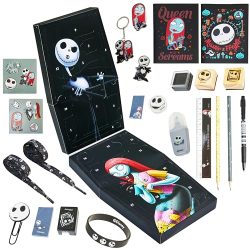 24-Day Christmas Countdown Advent Calendar with Stationery & Accessories