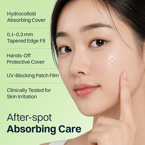 Hydrocolloid Pimple Patches with Tea Tree - 72 Count Ultra-Thin Acne Spot Cover