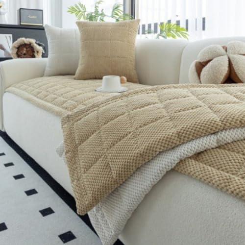 Washable Waterproof Sofa Cover for Pets - Non-Slip Plush Fabric, 70x120cm