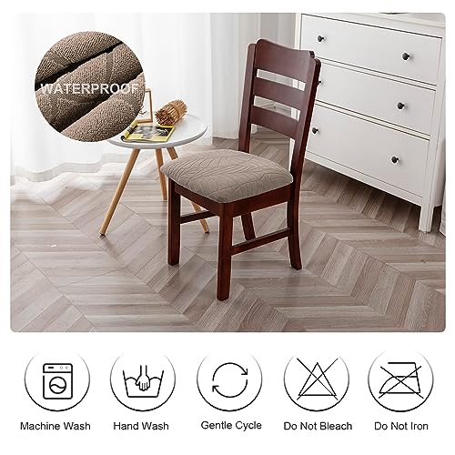 Waterproof Stretch Chair Covers for Dining Room Chairs (4 PCS)