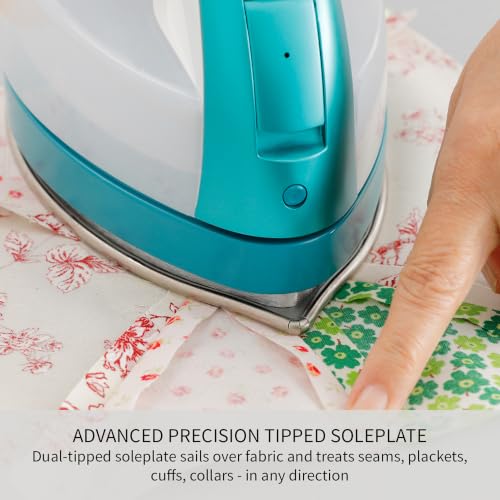 Cordless Steam Iron with 360-Degree Soleplate and Carrying Case