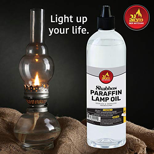Clear Paraffin Lamp Oil - Smokeless Odorless Clean Burning Fuel, 32 oz