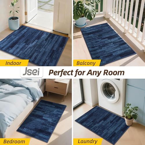 Dirt Trapper Door Mat 24x36 Inch, Non-Slip Washable Indoor Entryway Rug