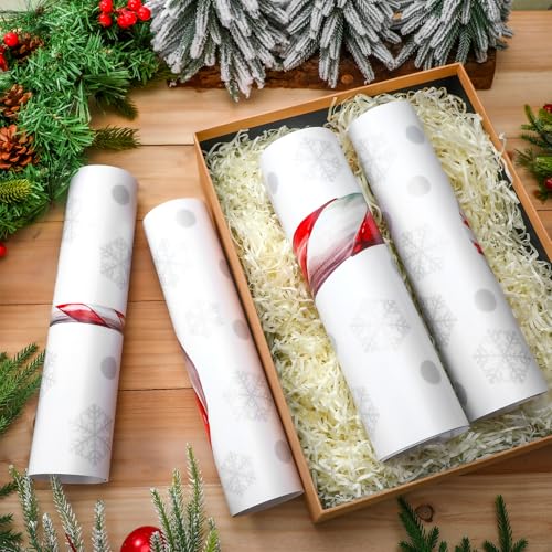 Large Christmas Wall Decals - 4 Sheets Candy Cane Holiday Stickers Removable