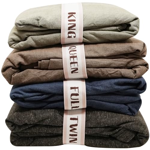 Elastic Bed Sheet Organizer Bands - Linen Closet Storage Labels, King 4-Pack