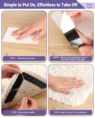 20-Piece Non-Slip Rug Gripper Set for Hardwood and Tile Floors