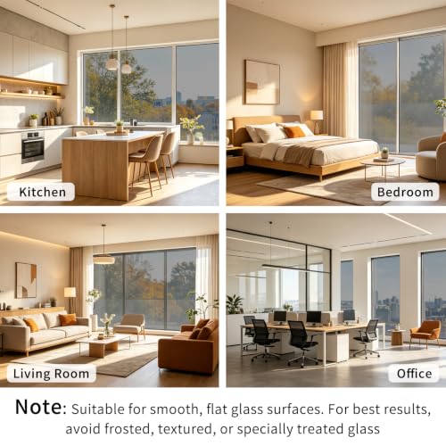 One Way Privacy Window Film | Heat Control Mirror Tint 17.5"x94.5"