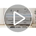 6-Drawer Wooden Dresser with Charging Station, USB & Type-C Outlets