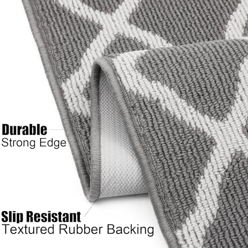 Washable 20" x 59" Non-Slip Runner Rug, Indoor Dirt Trapping Floor Mat