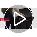 Rubbermaid 13-Gallon Step-On Trash Can with Stainless Steel Rim, Charcoal