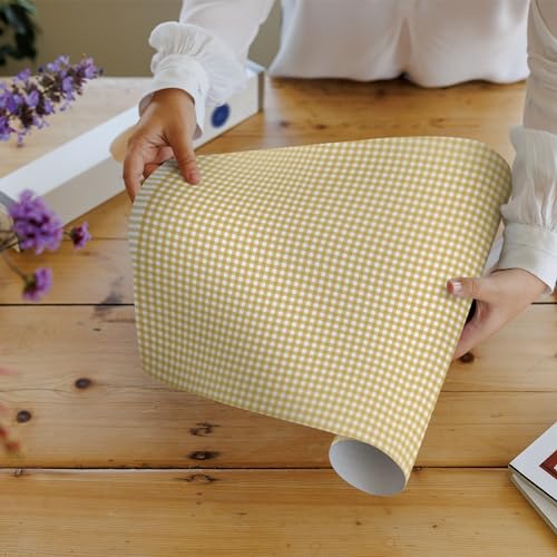 Sandalwood Scented Drawer Liners - Pack of 5 Large Gingham Sheets, UK Made
