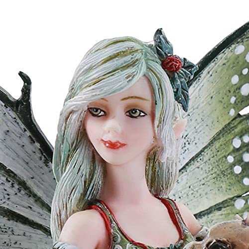 Pacific Giftware Amy Brown Christmas Fairy Dragon Figurine – 5.75in Collectible